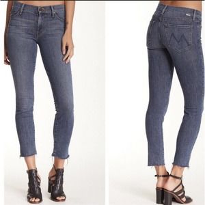 MOTHER High Rise Blue Jeans